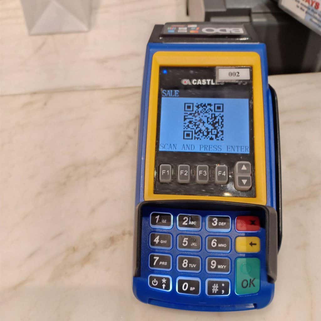 GCash dynamic scan to pay terminals are available due to an ongoing integration with SM Malls.