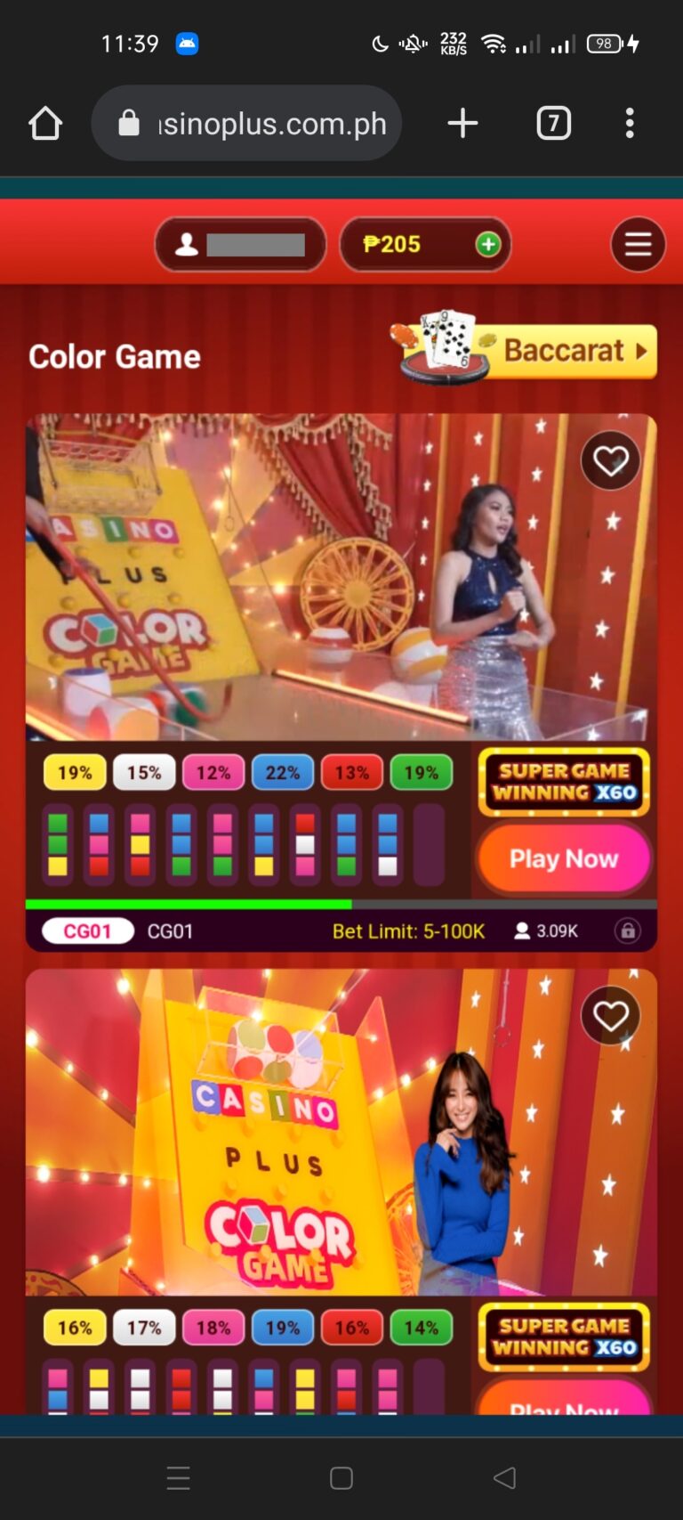 Enjoy Color Game Live Perya in GCash